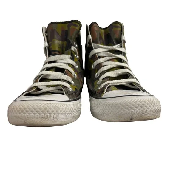 Converse All Star High Top Camo Print Sneakers Unisex M 6 W8 - Picture 6 of 11
